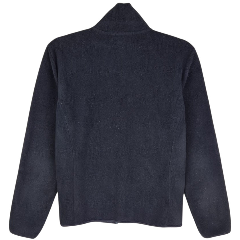 Vintage Ralph Lauren Green Label Womens Black Fleece Zip Jumper Size M