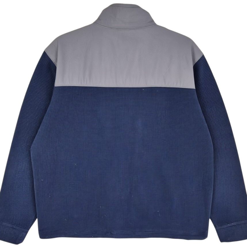 Champion Southern New Hampshire Uni Dark Blue & Grey Fleece Zip Jumper Size L