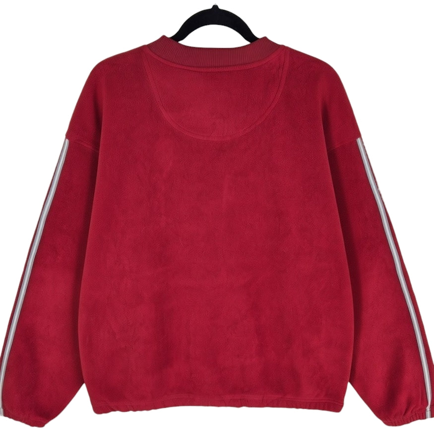 Vintage Alabama Football 90's Red Embroidered Fleece Jumper Size L
