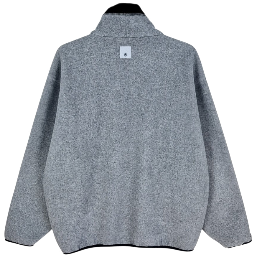 Nautica Competition Grey Quarter Zip Fleece Jumper Size XL