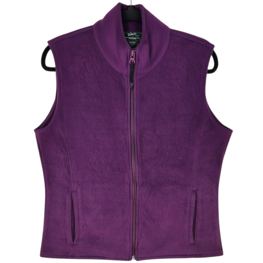 Vintage Woolrich 2000's Womens Purple Fleece Vest Size M