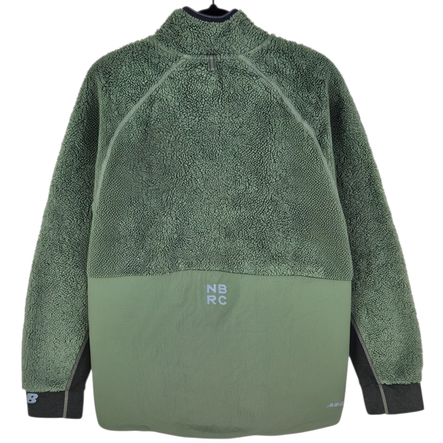 New Balance Green Half Zip Fleece Jumper Size S
