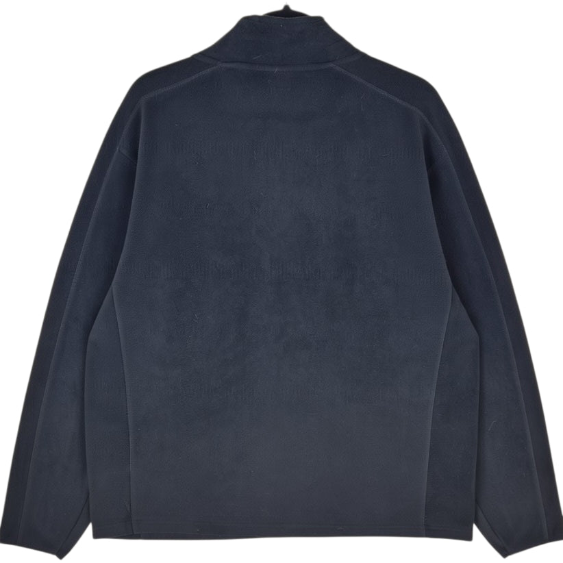 Vintage C9 Champion Dark Blue Quarter Zip Fleece Jumper Size XL