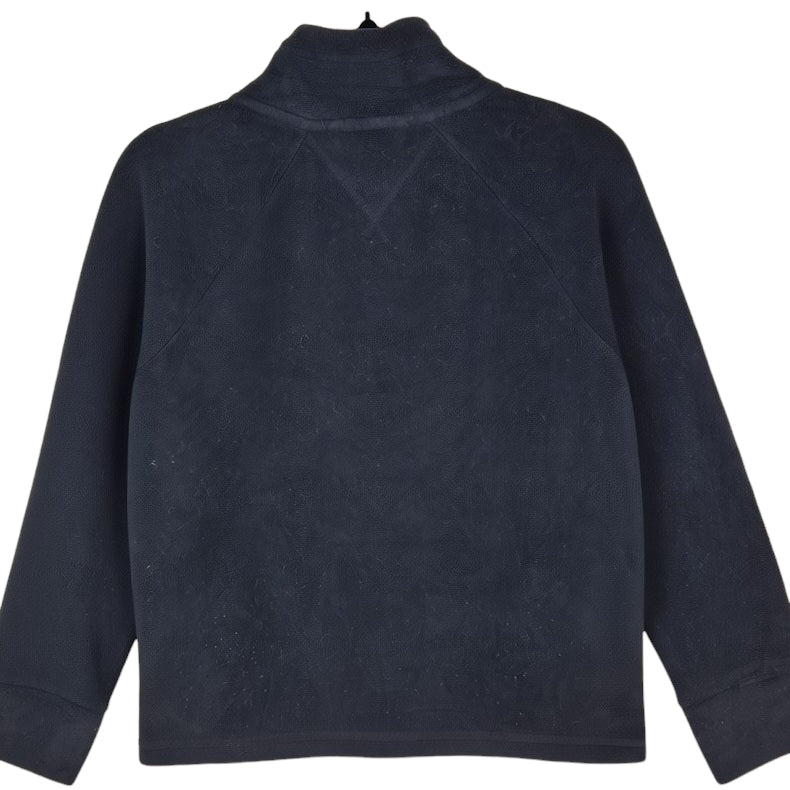 Tommy Hilfiger Sport Womens Black Fleece Zip Jumper Size M