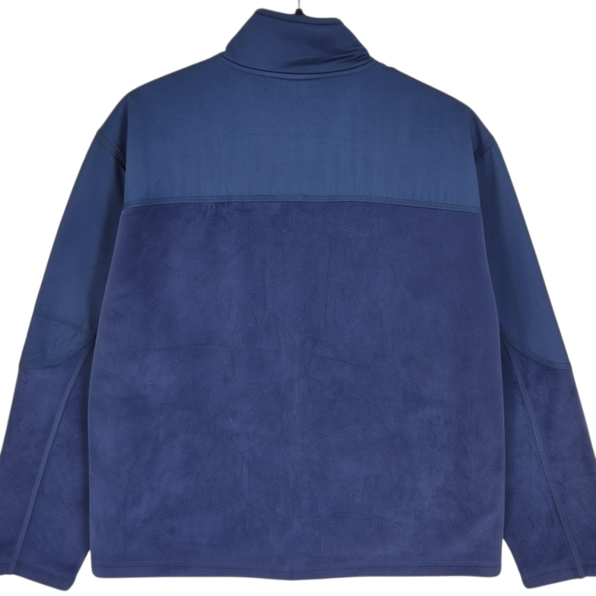 Vintage Starter 2000's Dark Blue Fleece Zip Jumper Size L