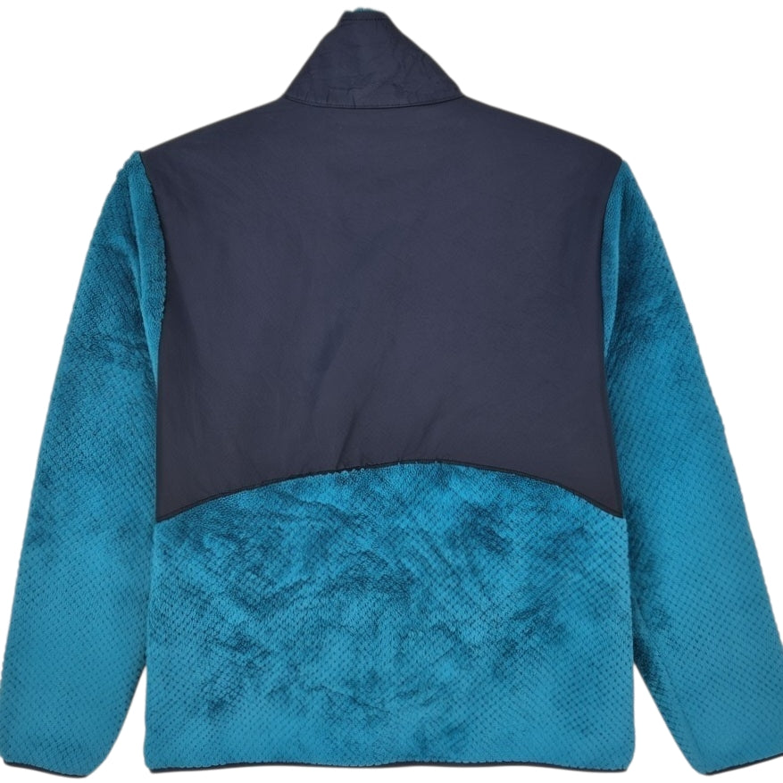 FILA Sport Womens Aqua Green Fleece Zip Jumper Size M