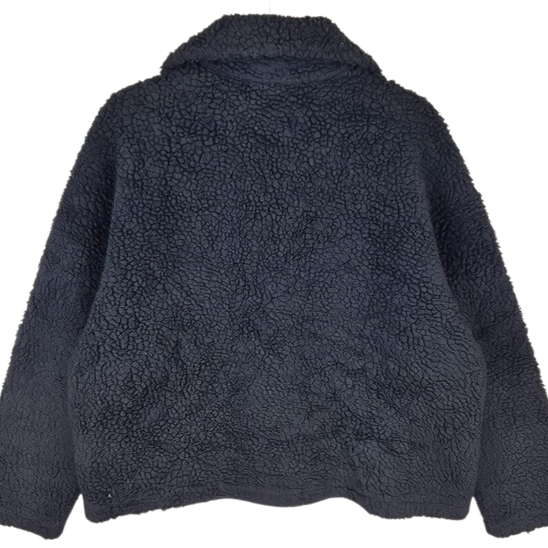 Nike Black Oversized Fleece Jacket Size S