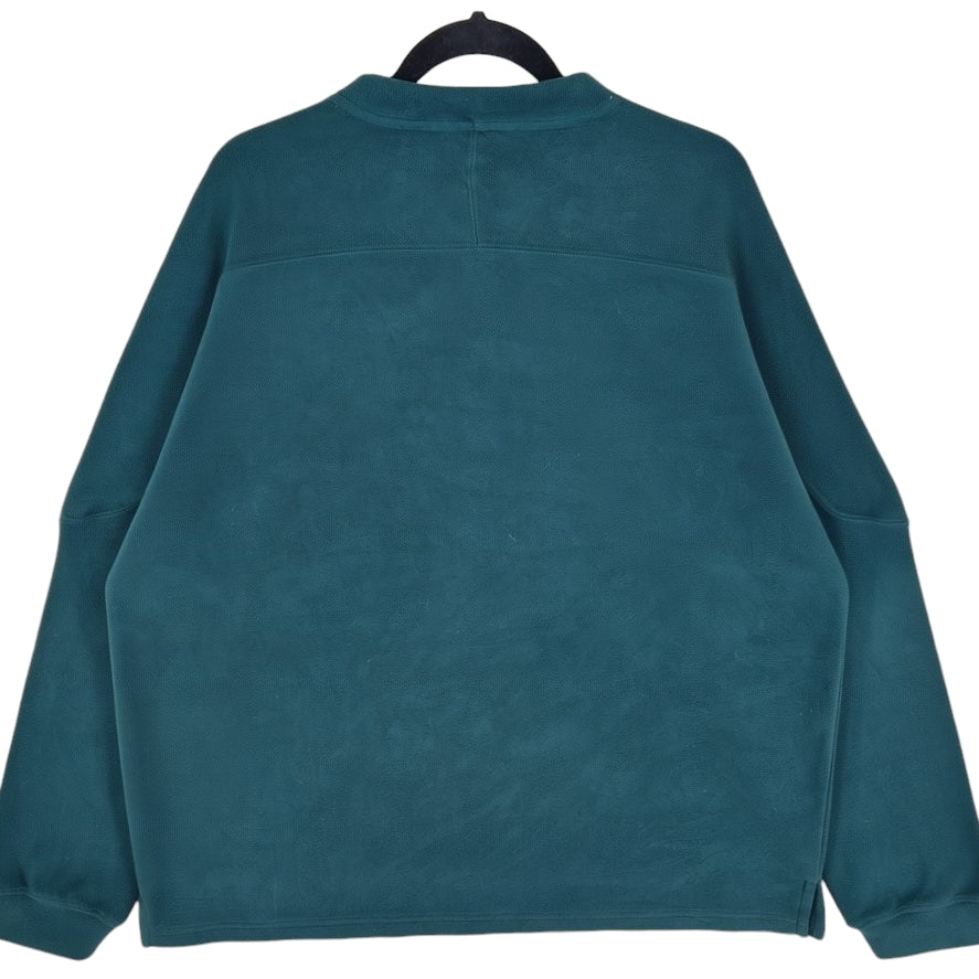 Vintage Woolrich 90's Dark Blue Crewneck Fleece Jumper Size 4XL