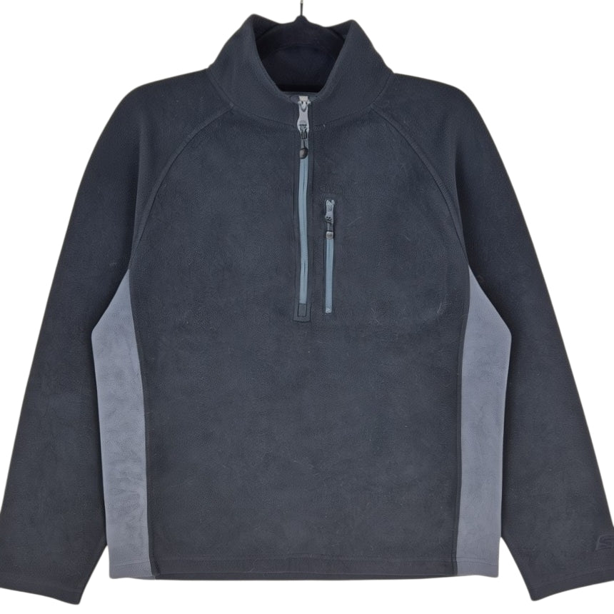 Starter Black Quarter Zip Fleece Jumper Size S