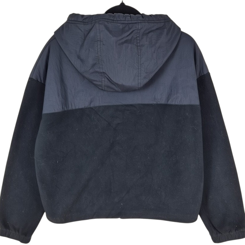 Tommy Hilfiger Sport Womens Black Hooded Fleece Jumper Size M