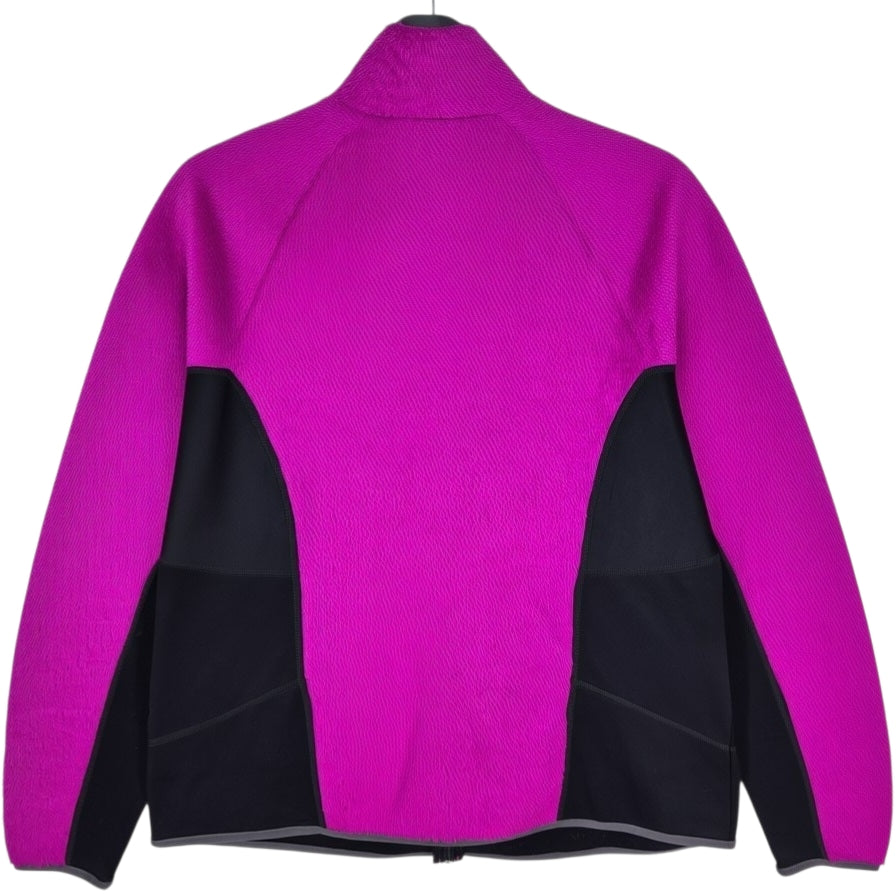 FILA Sport Womens Magenta Fleece Zip Jumper Size XL