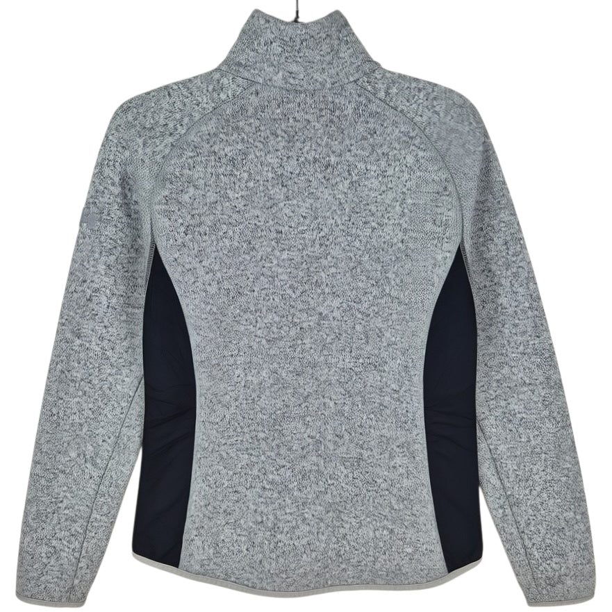 Helly Hansen Womens Light Grey Fleece Zip Jumper Size S
