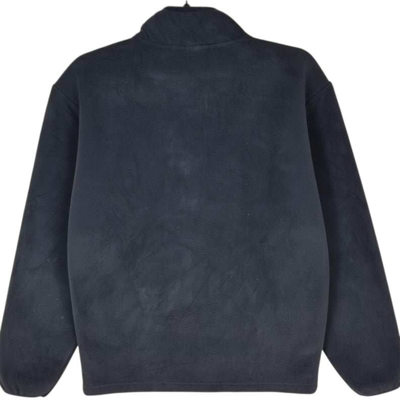 Starter Black Quarter Zip Fleece Jumper Size S