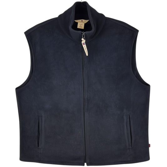 Woolrich Womens Black Fleece Vest Size XL