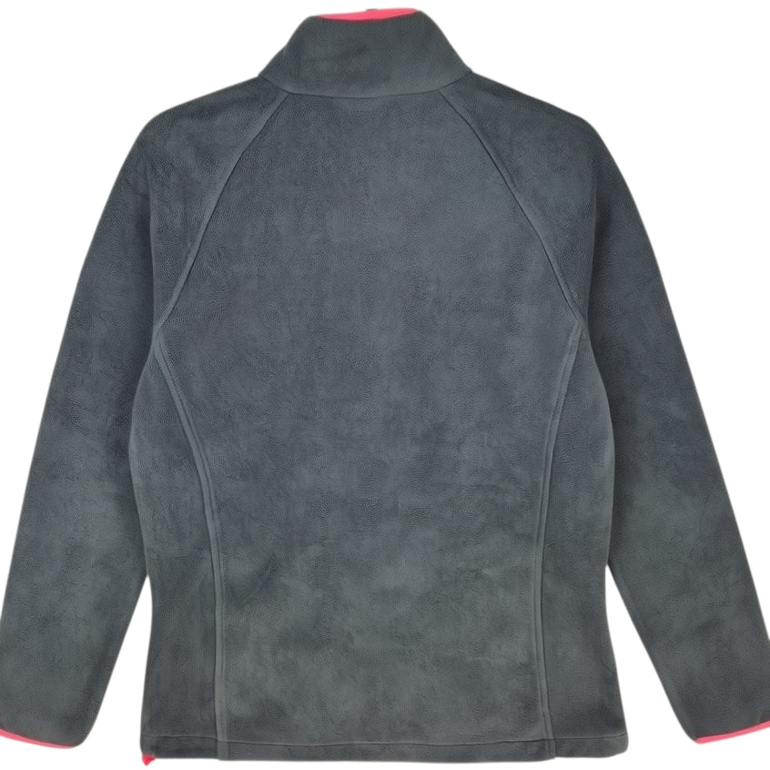 New Balance Womens Dark Grey Fleece Zip Jumper Size L