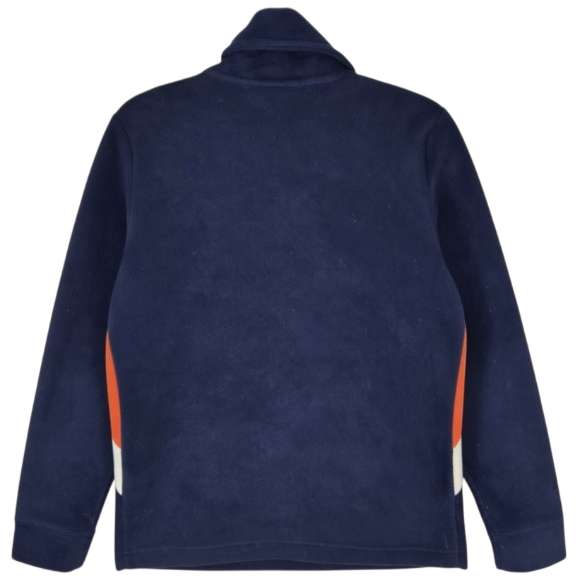 Vintage Ralph Lauren Green Label Womens Dark Blue Turtle Fleece Jumper Size S