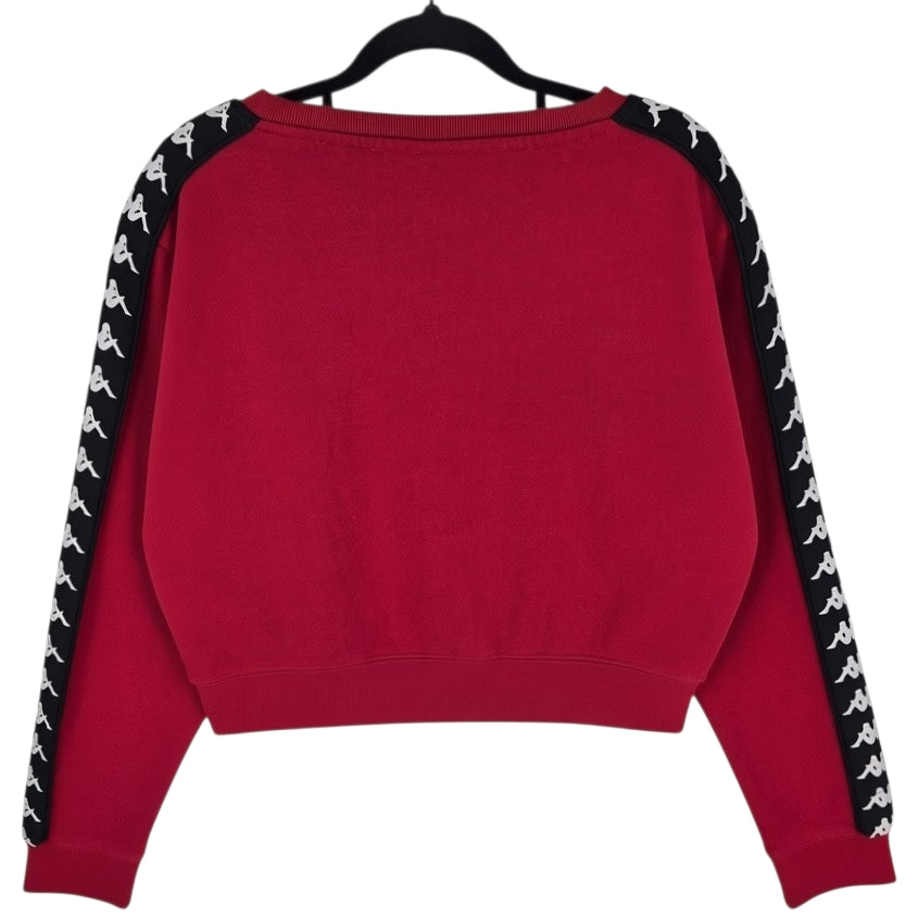 Kappa Womens Red Crop Sweater Size XL