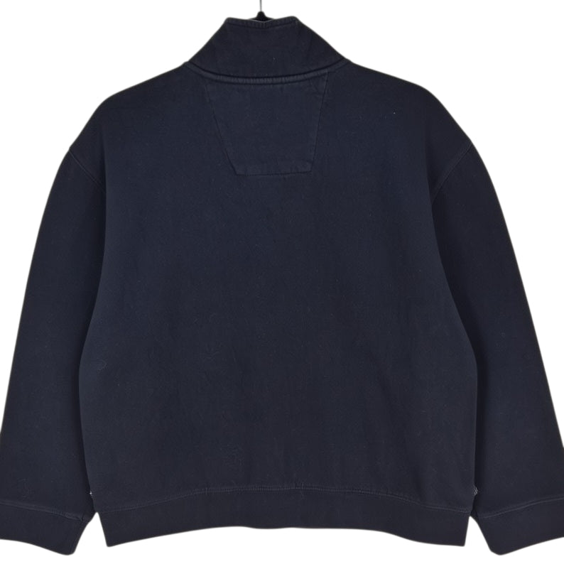 Nautica Black Quarter Zip Sweater Size L