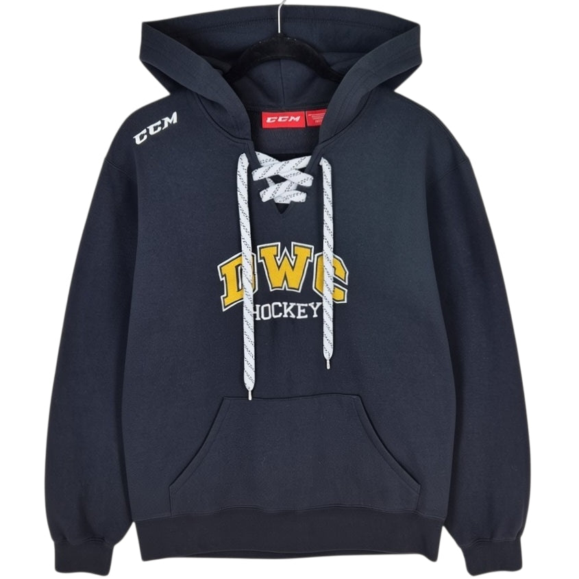 CCM BWC Hockey Black Embroidered Cotton Hoodie Size S
