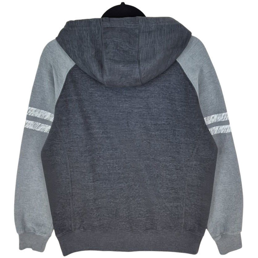 NFL Team Apparel Womens Pittsburgh Steelers Grey Cotton Hoodie Size L