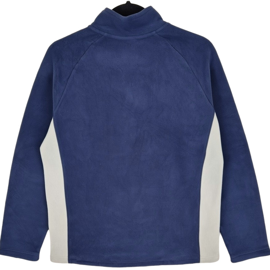 NFL Seattle Seahawks Dark Blue Quarter Zip Fleece Jumper Size S