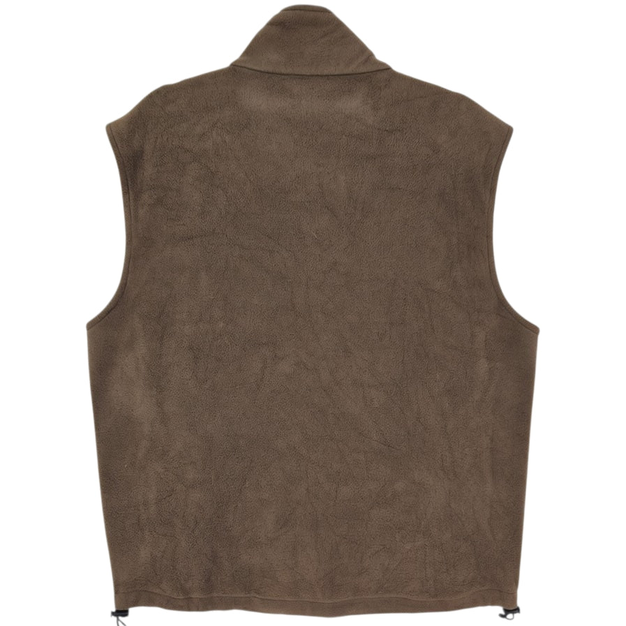 Vintage Woolrich 2000's Brown Fleece Vest Size L