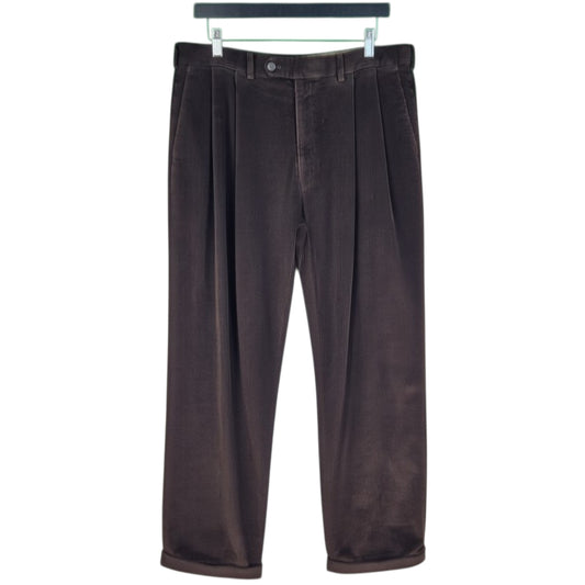Vintage Ralph Lauren Green Label Brown Corduroy Pants W35
