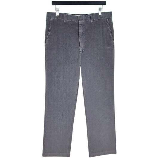 Vintage Haggar Casuals 80's Grey USA Made Corduroy Pants W34