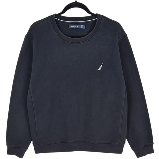 Nautica Black Crewneck Sweater Size L