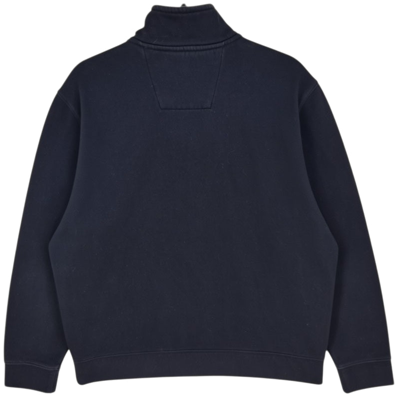 Nautica Black Quarter Zip Sweater Size L