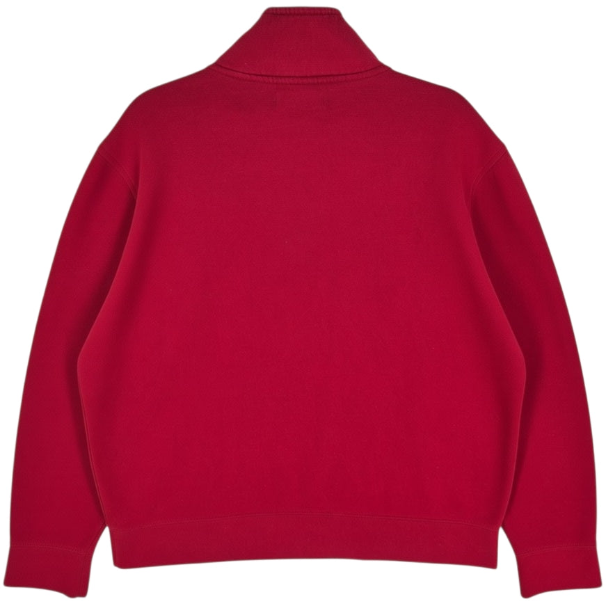 Nautica Red Quarter Zip Sweater Size M