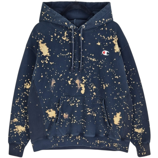 Champion Reverse Weave Black Heavy Hoodie Size XL