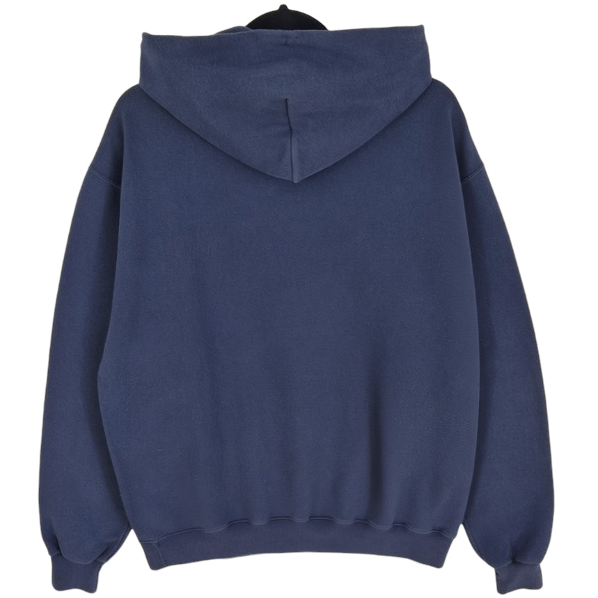 Champion Gordon College Dark Blue Cotton Hoodie Size L