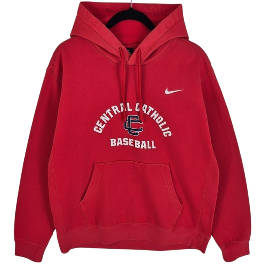 Nike Central Catholic Baseball Red Hoodie Size L