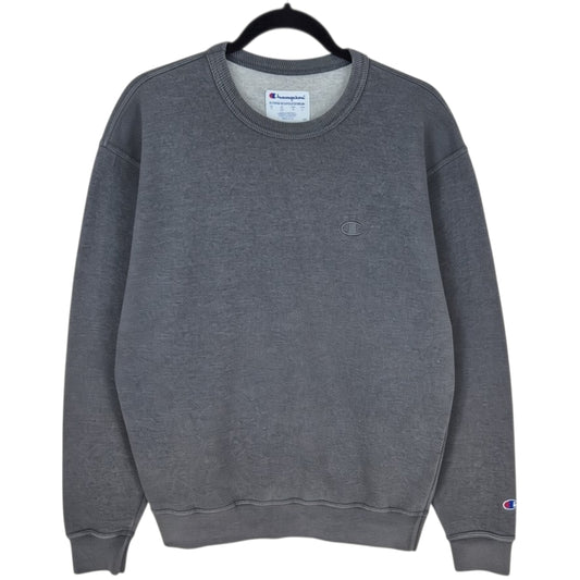 Champion Grey Cotton Crewneck Sweater Size M