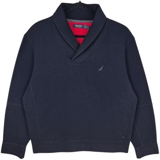 Nautica Black Collared Sweater Size XL