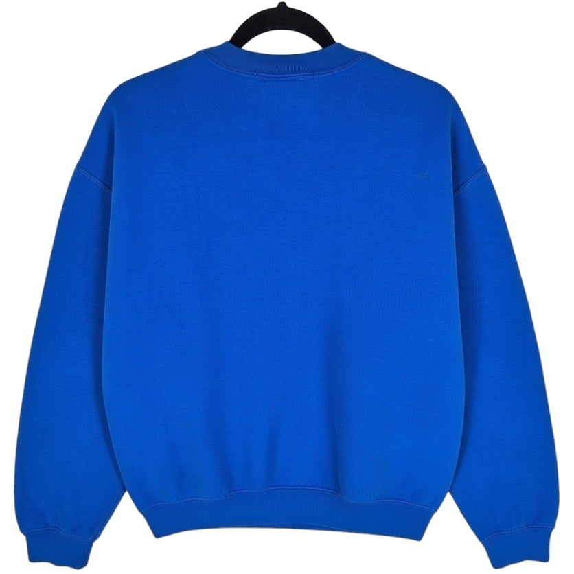 Vintage University At Buffalo 90's Blue Embroidered Crewneck Sweater Size M