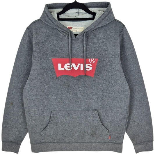 Levis Grey Monogram Hoodie Size M