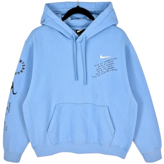 Nike Uninterrupted Megan Rapinoe x Sue Bird Light Blue Pride Hoodie Size L