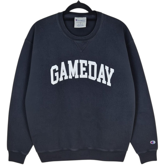 Champion Black Gameday Crewneck Sweater Size S