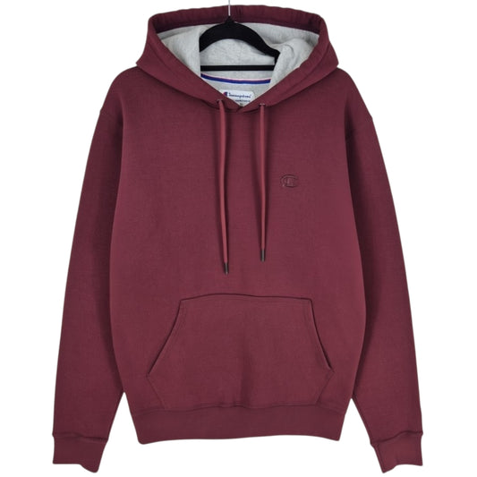 Champion Burgundy Basic Embroidered Hoodie Size S