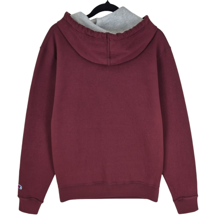 Champion Burgundy Basic Embroidered Hoodie Size S