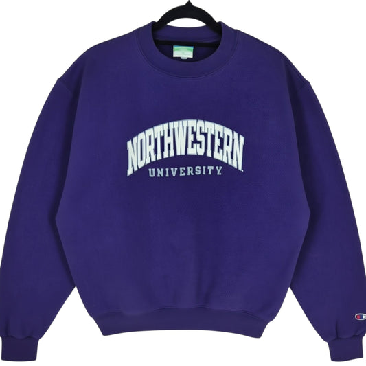 Champion Northwestern University Purple Crewneck Sweater Size S