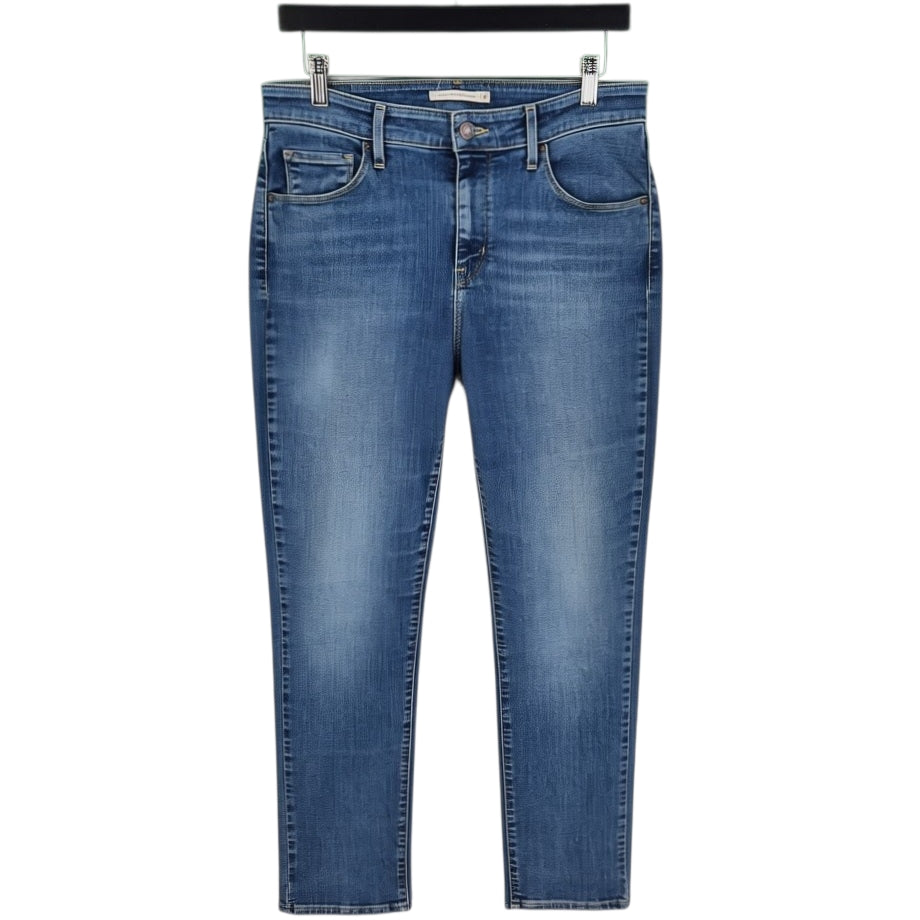Levis Jeans Womens Blue Classic Mid Rise Skinny Stretch Denim W30