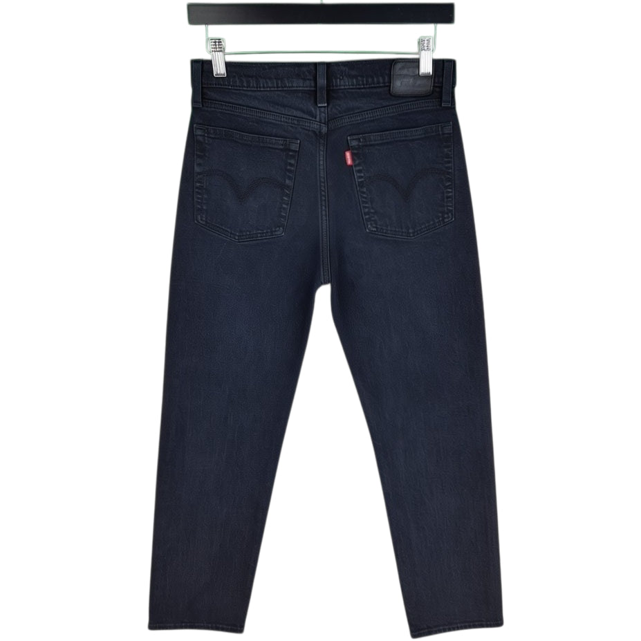 Levis Premium Jeans Womens Black Wedgie Straight Leg Denim W28