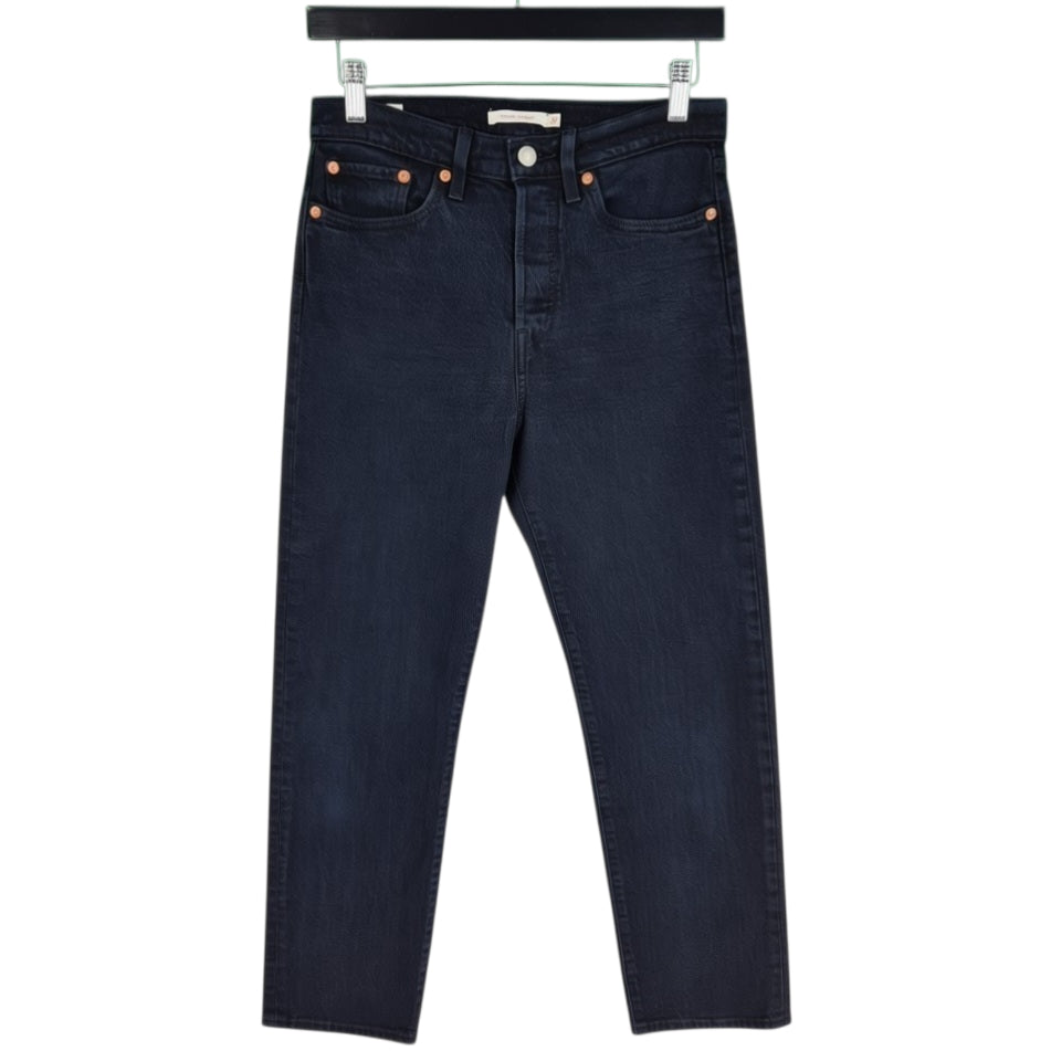 Levis Premium Jeans Womens Black Wedgie Straight Leg Denim W28