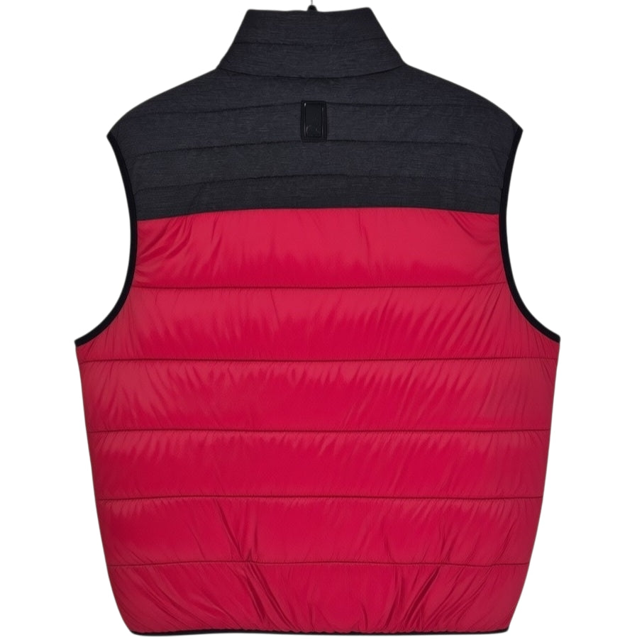 Calvin Klein Red & Black Padded Vest Size XL