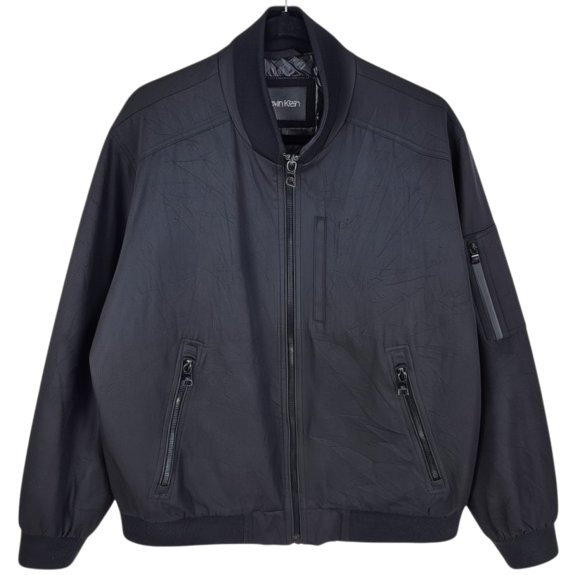 Calvin Klein Black Heavy Quilted Jacket Size L