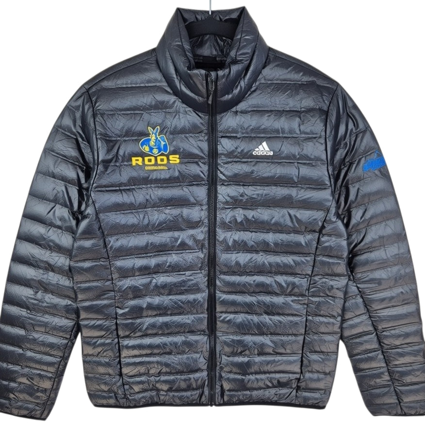 Adidas Roos Basketball Black Padded Jacket Size M