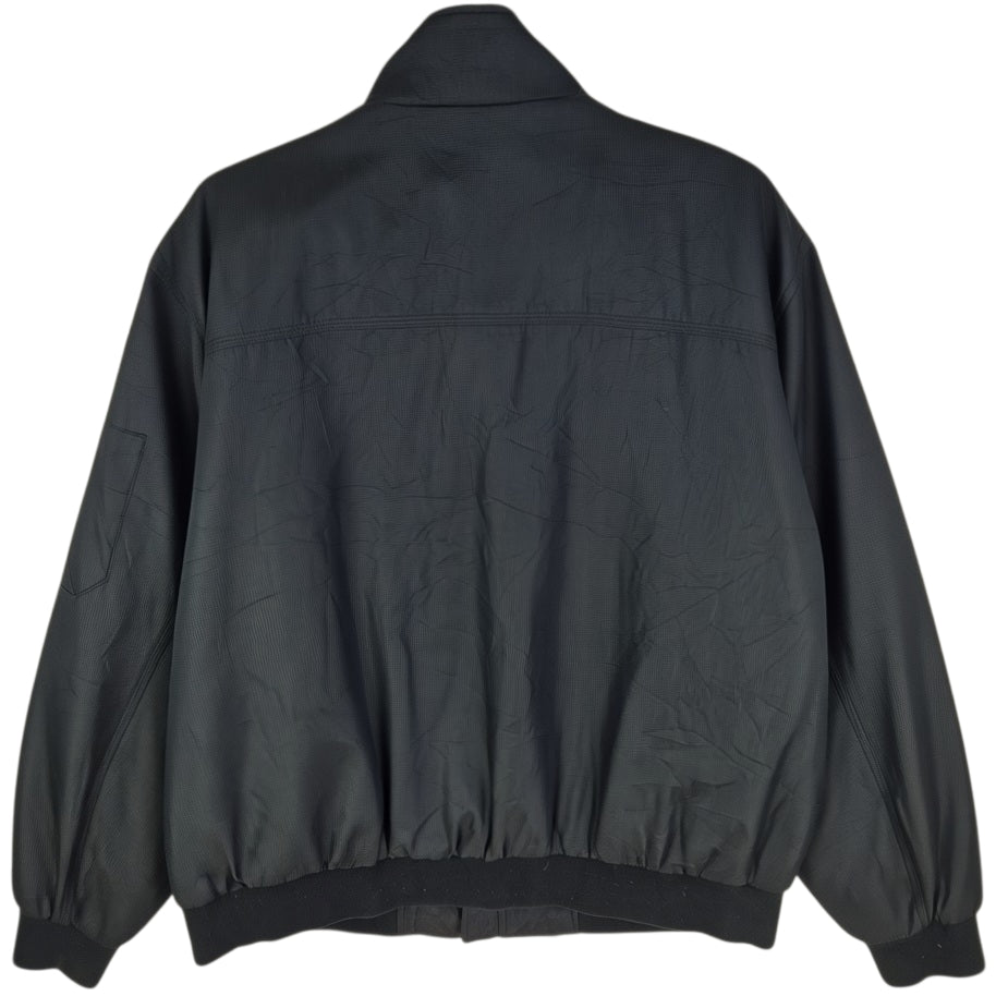 Calvin Klein Black Quilted Windbreaker Jacket Size L